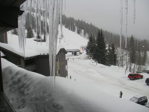 View of main lifts from balcony