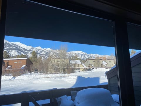 Mountain view from the living area