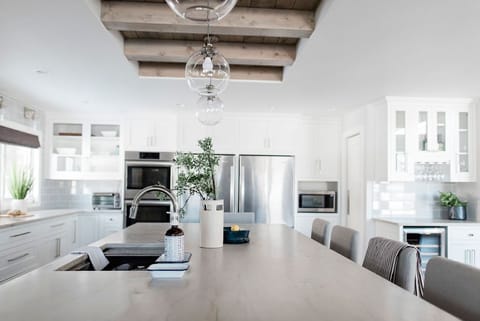 Double ovens, double fridges, wine fridge and walk in pantry