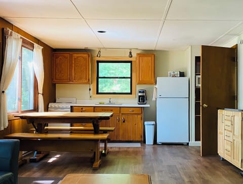 Fully stocked kitchen