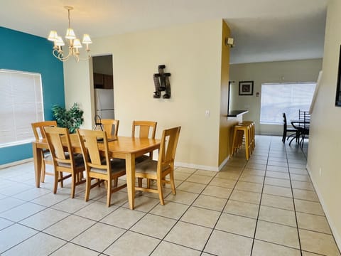 Dinning room and kitchen area