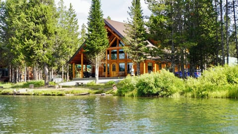 View of cabin from the river