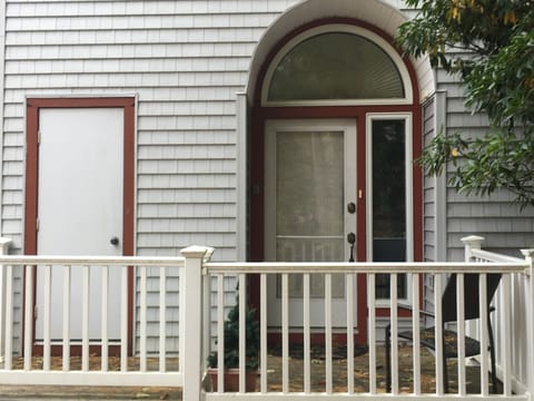 Front door and porch