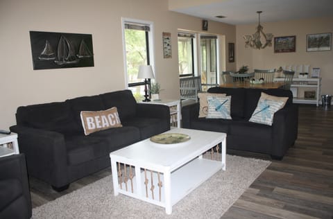 Living room with new furniture