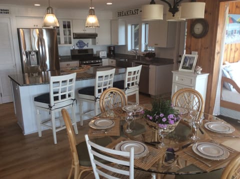 Fully Stocked gourmet kitchen 