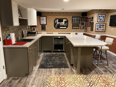 Lower level bar area