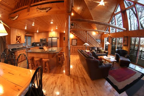 Main Level open concept lets everyone interact 