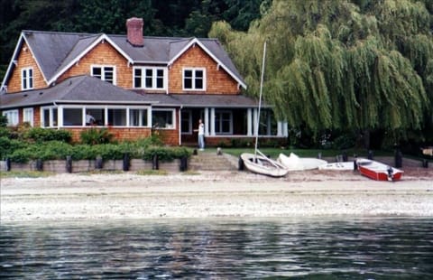 View of the north side of the property / house taken from Agate Pass