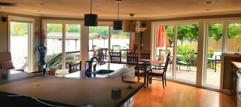 One of the many views from the main kitchen/living area