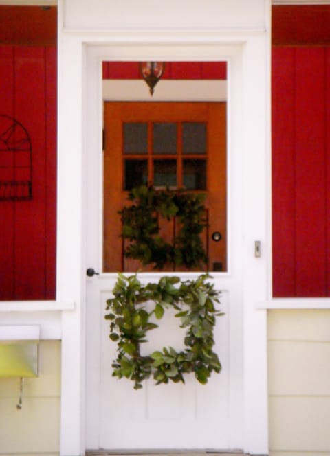 Front door and front porch