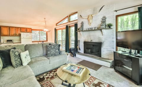 Living room L shaped couch