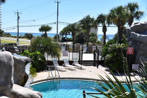 Ocean views while hanging out at the front pools