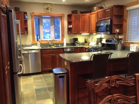 3 stools at the counter