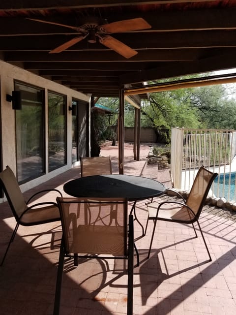 Big Paver Brick Back Patio