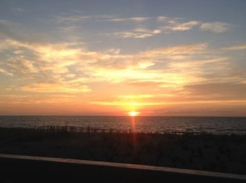 Sunrise viewed from the veranda