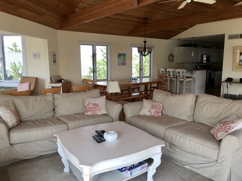 Great Room looking to Kitchen and Eating Area