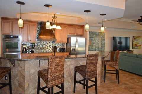 Chef's Kitchen complete with double ovens and induction cooktop