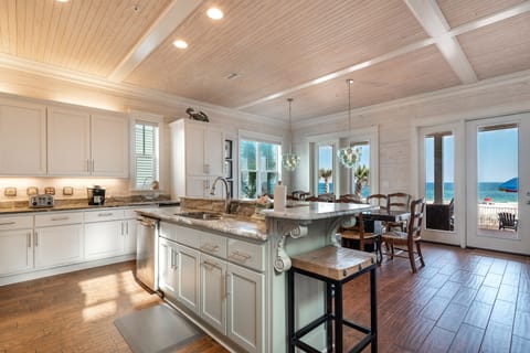 Kitchen and dining area