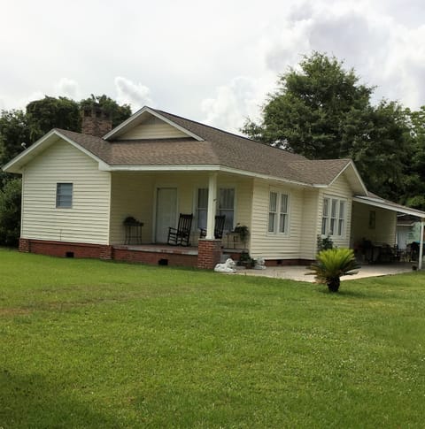 A 1950's house that sat amongst a large pecan orchard back in the day
