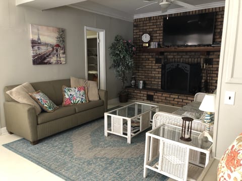 1/2 of the spacious living area