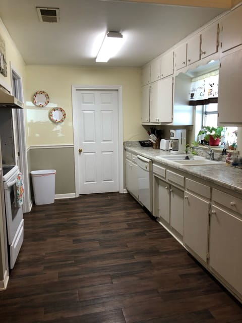 Fully stocked kitchen