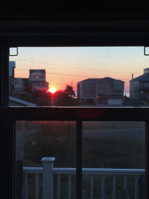 Early AM Sunrise from kitchen slider