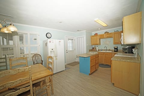 View from den looking into kitchen