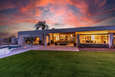Iconic Mid-century modern home with many updates.