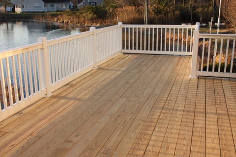 Open Deck with Weber gas grill and patio table (not pictured)