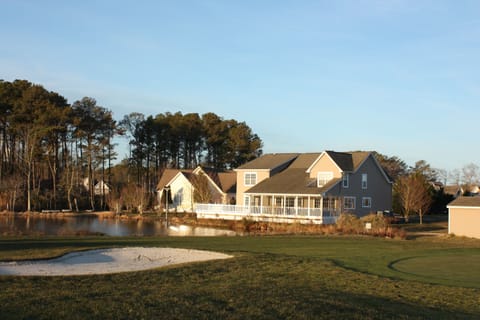 Back of home overlooking golf course