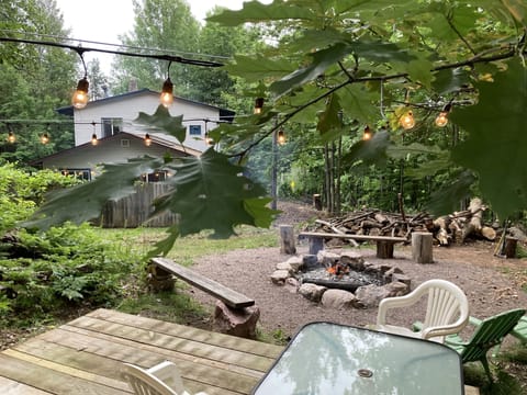 Fire Pit Area and Back of House
