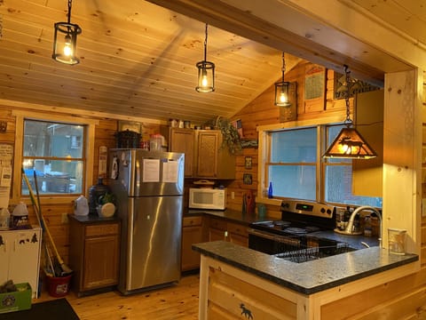 Fully stocked kitchen