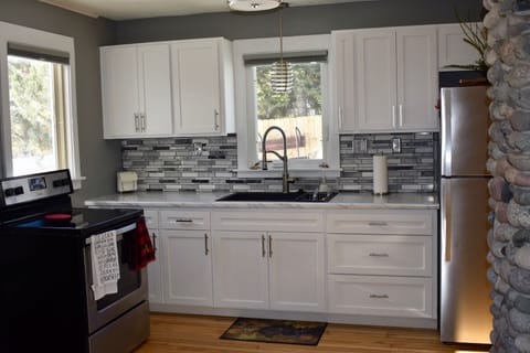Newly remodeled kitchen