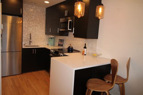 Solid Slab Quartz Counter Tops, Bosch Appliances