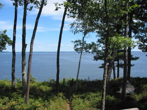 The view from the deck - 6 miles to the opposite shore.