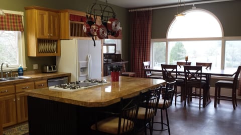 Kitchen and dining room