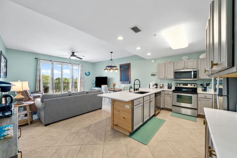Open Concept Kitchen Dining and Living Room