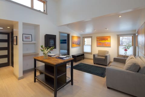 Living room view from front door