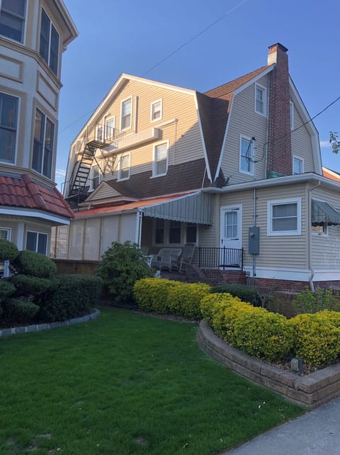 Large Dutch Colonial. Side entrance.  