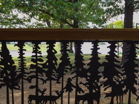 Front porch overlooking Rend Lake