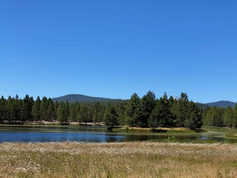 Aspen Lake right outside our condo.