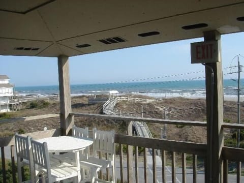 View of ocean from building 22