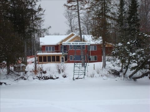 Winter View From Lake