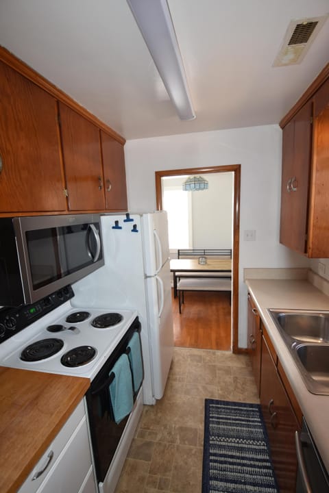 Galley Kitchen with Dining Nook beyond. 