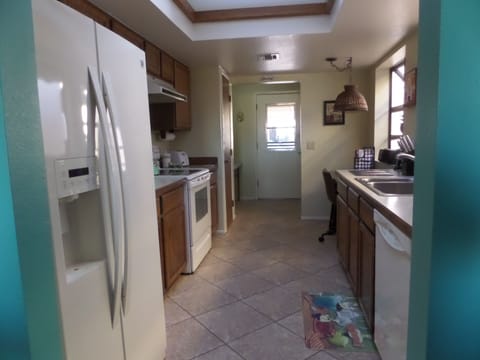 Kitchen though to laundry