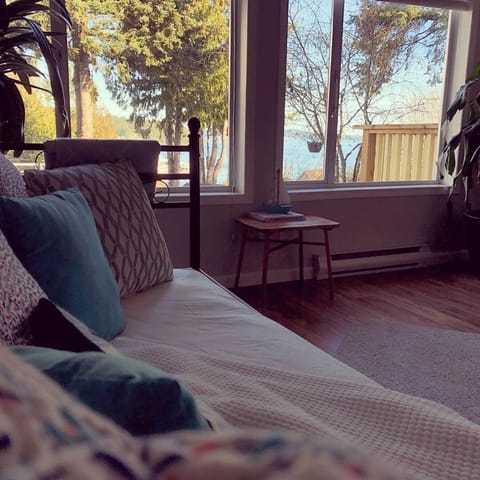 Partial view from daybed 