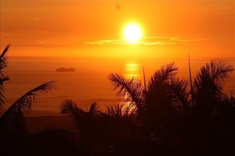 Beautiful sunset from the lanai