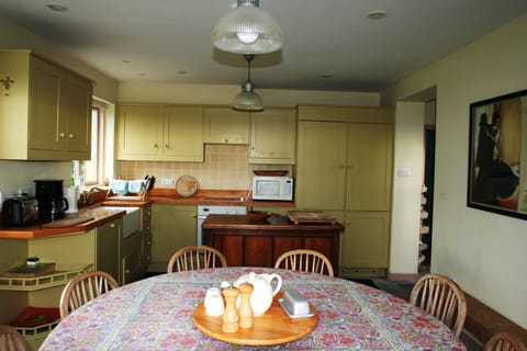Kitchen, dining room.  Seats 8.