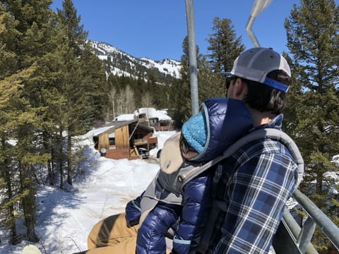 View of house from Moose Creek Chairlift