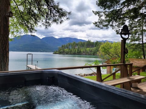 enjoy a hot tub with a view